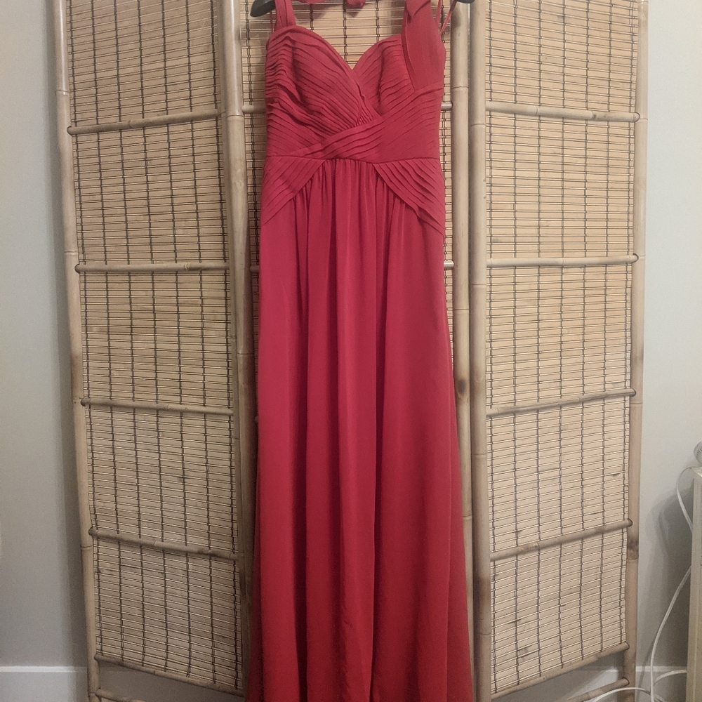 BCBG Long Red Dress